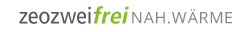 'zeozweifrei NAH.WÄRME'-Logo